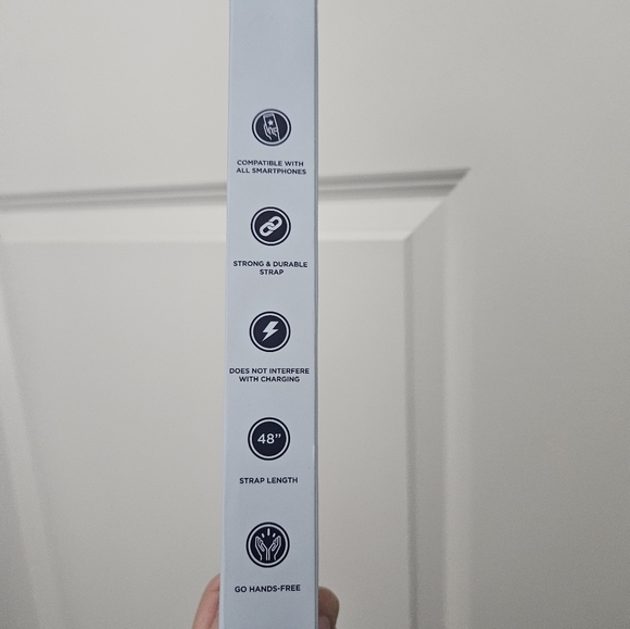 NONCHALANT deja Vu phone Strap with Tab - Picture 4 of 5